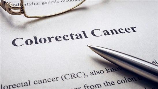 Bilde av en tekst med overskriften "Colorectal Cancer".