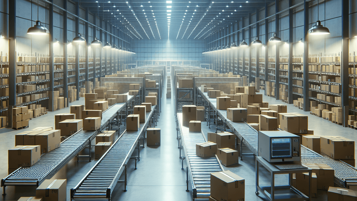 Illustrasjonsfotoet viser et lager med mange pakker som er klare for å sendes til kunder