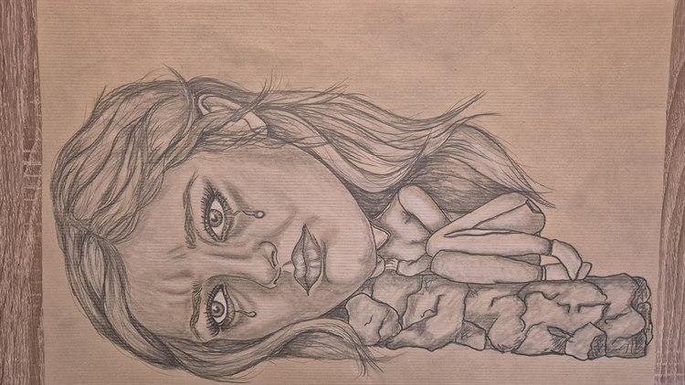 Tegning laget av May Helene Johannessen