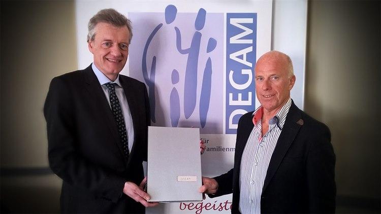 Professor Ferdinand Gerlach und professor Terje Johannessen