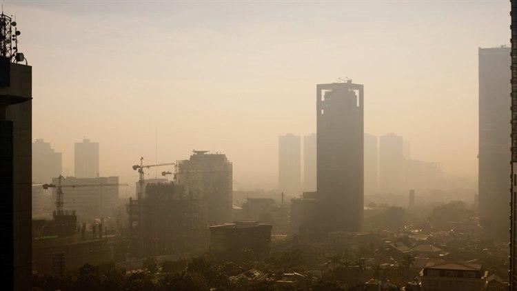 Luftforurensning i Jakarta. Illustrasjonsfoto: Colourbox