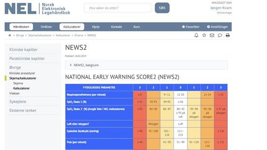 NATIONAL EARLY WARNING SCORE2 