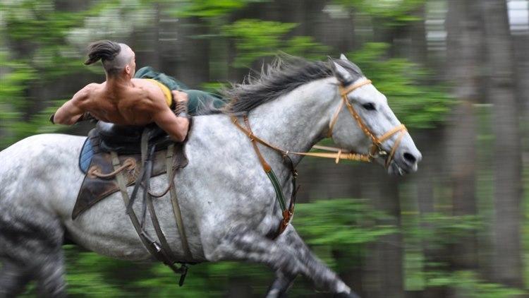 Kosakkrytter fra Ukraina. Det finnes mange ulike grener innen hestesport. Slike stunt på hesteryggen er ikke blant de vanligste.Foto: Colourbox