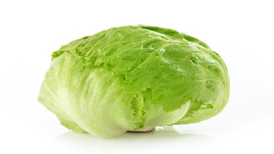 Bilde av isbergsalat.