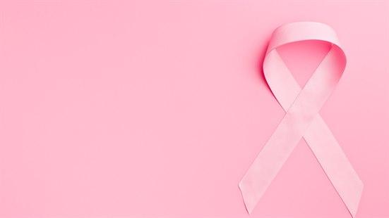 Illustrasjonsfoto: Rosa sløyfe på rosa bakgrunn