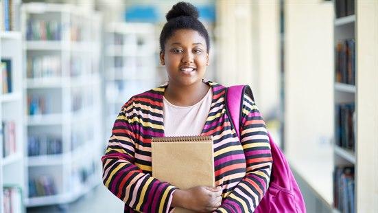 Overweight black woman