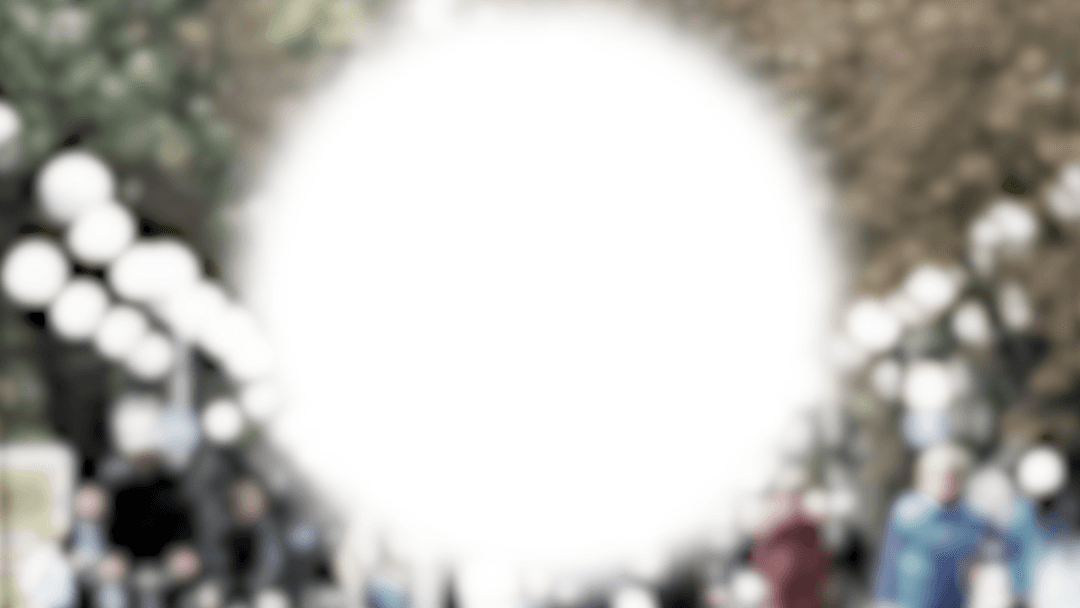 illustrasjonsfoto av synsfelt med stor hvitt felt