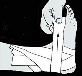 Fot, variasjon av teiping bilde#6